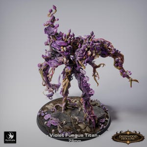 Violet Fungus Titan | Premium High-Detail Fantasy Resin Model image 5