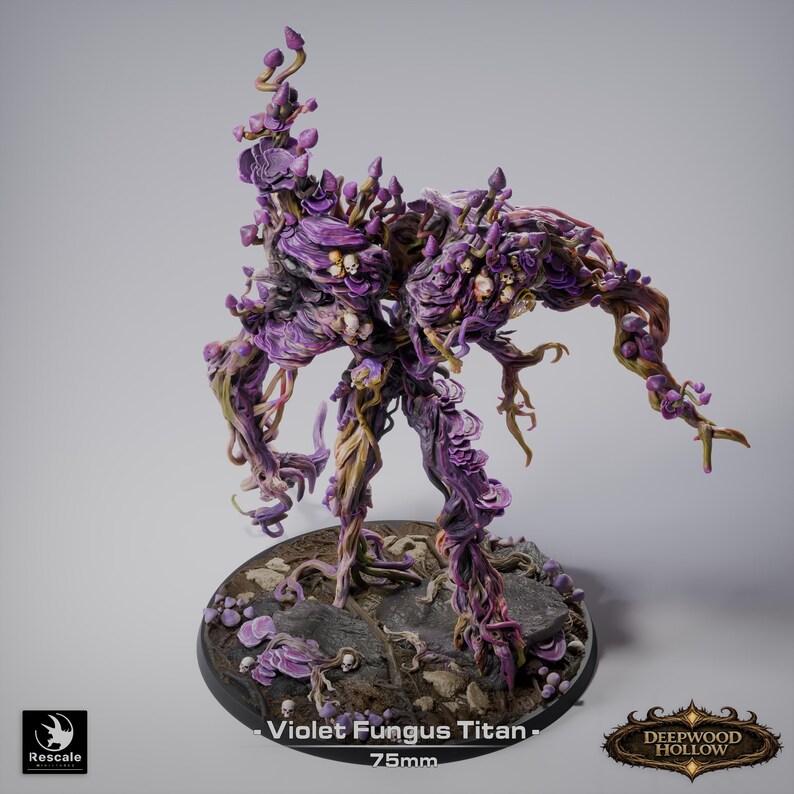 Violet Fungus Titan | Premium High-Detail Fantasy Resin Model image 5