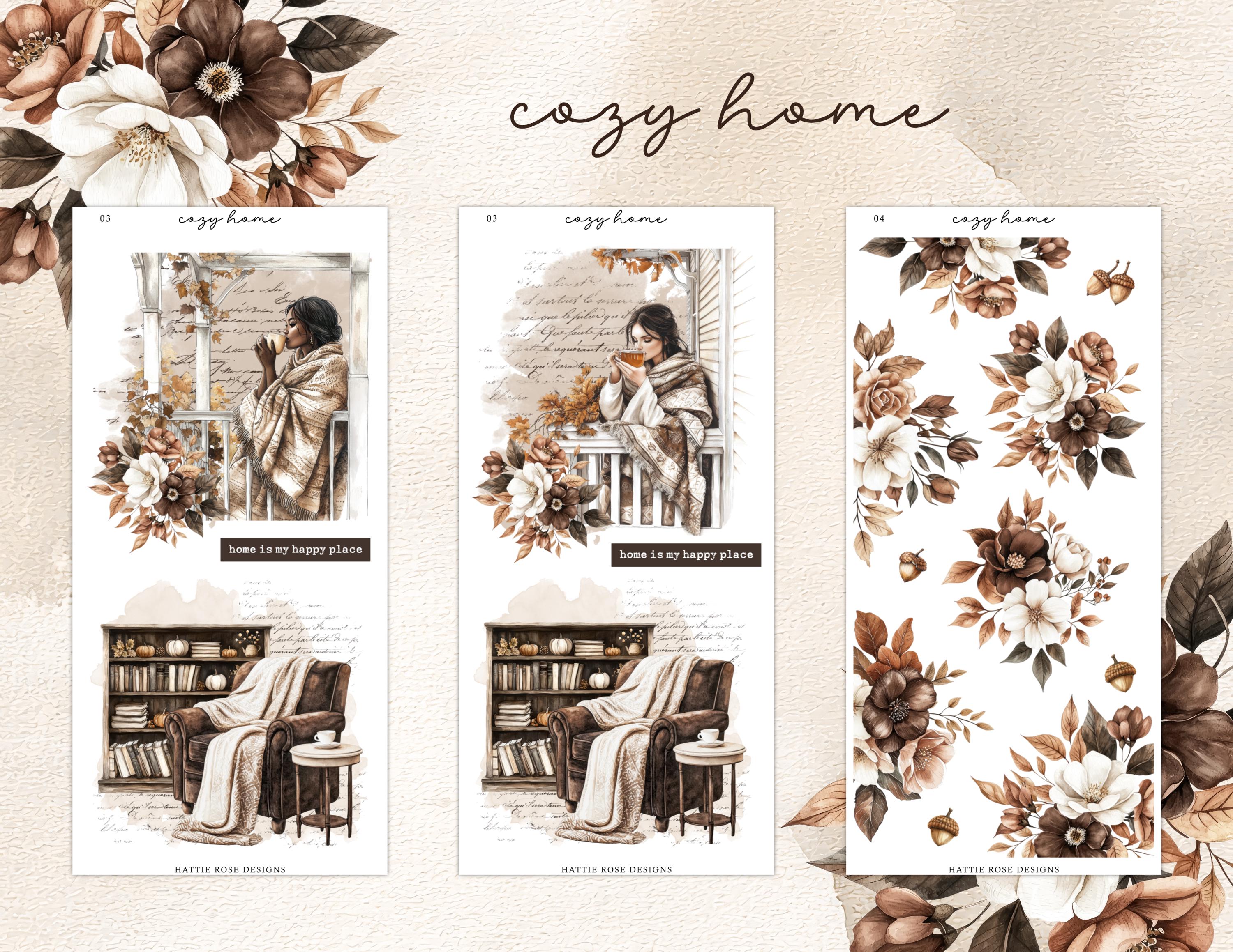 Cozy Home Planner Sticker Kit | Journaling | Bullet Journal | Journal ...