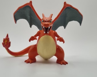 Charizard - Handmålad figur