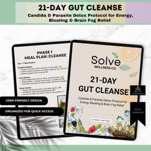 21-daagse darmreiniging: protocol voor detoxificatie van candida en parasieten | Voorkom een opgeblazen gevoel, verhoog de energie en verwijder op natuurlijke wijze hersenmist