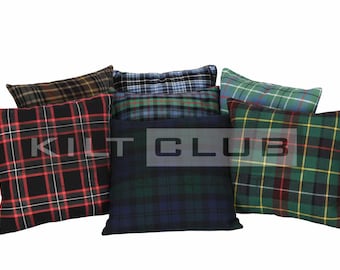 Fundas de cojín de tartán escocés - Disponibles en varios tamaños y diseños - Fundas de almohada a medida - 400 colores de tartán