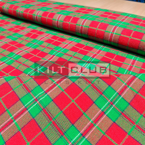 Welsh Thomas Tartan Fabric - 16 Oz Acrylic Scottish Tartan - Machine Washable - Running Yards - 54 Inches Width - Kilt Making Fabric