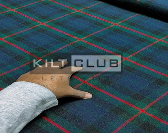 Gunn Modern Tartan Fabric - 16 Oz Acrylic Scottish Tartan - Running Yards - 54 Inches Width - Homespun Fabric - Machine Washable
