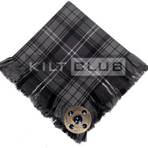 Scottish Traditionelle Tartan Fliegen Plaids - Tartan Winter Wrap - Hand gesäumt mit KOSTENLOSER Brosche - Größe 48 x 48 - Premium Handarbeit - 200 Tartans