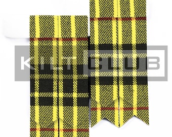Skotska tartankilt-sockor – Traditionella höglandsklänningar med sockor – Klantartan-sockor – Handgjorda skotska kilt-tillbehör