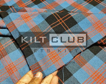 Scottish Angus Tartan Fabric - 16 Oz Acrylic Scottish Tartan - Running Yards - 54 Inches Width - Homespun Fabric - Machine Washable