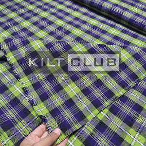 Rennie Tartan - 16 Oz Acrylic Scottish Tartan Fabric - Running Yards - 54 Inches Width - Upholstery Fabric - Machine Washable