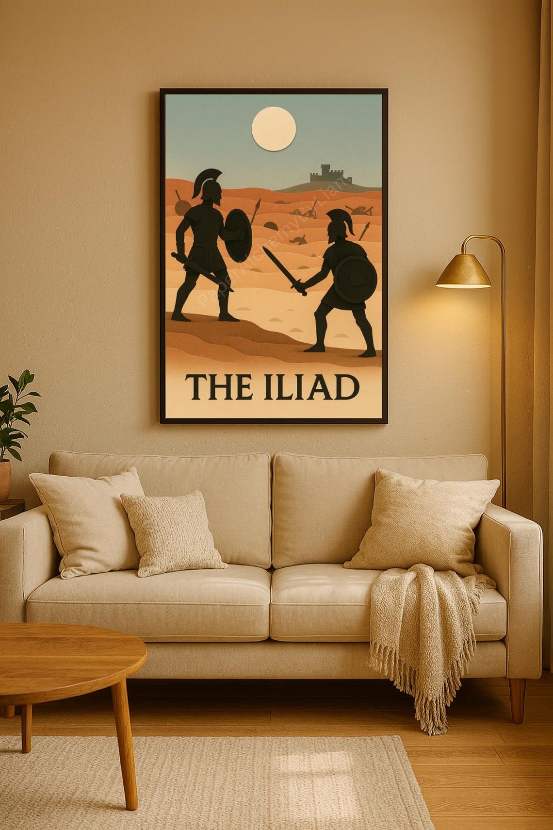 The Iliad Poster – Greek Mythology Printable Wall Art (digital Download ...