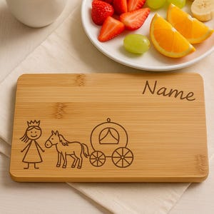 Breakfast board, bread board, snack board, breakfast board, cutting board, gift
