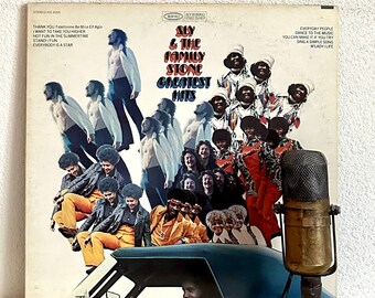 Sly and the Family Stone "Greatest Hits" Vinyl Record LP (1970 Epic Records Gatefold w/"Dance to the Music" & "Everyday People","Thank You")