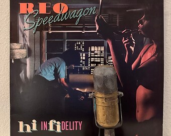 Reo Speedwagon "High Infidelity" Vinyl Record Album LP 1980's Champaign Illinois Classic Rock and Roll Pop (1980 Cbs w/"Don't Let Him Go")