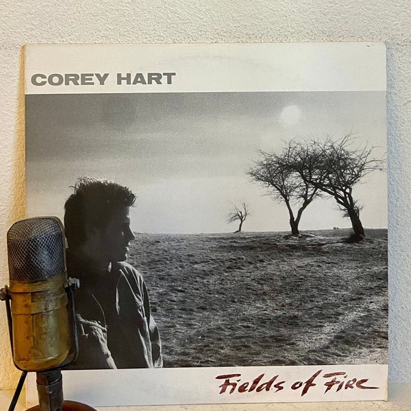 1980's Music Corey Hart "Fields Of Fire" Vintage Vinyl Record Album LP 80's Pop Soft Rock (1986 EMI w/""I Am By Your Side") Spring Sale