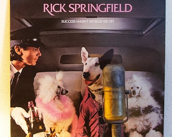 Vinyl Sale Rick Springfield “Success Hasn't Spoiled Me Yet" Vinyl Record Album Pop (Original 1982 RCA w/"Don't Talk To Strangers")