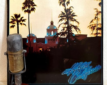 The Eagles "Hotel California" Vinyl Record Album 1970s Country Rock Pop Don Henley Glenn Frey Classic Rock (1976 Asylum : no foldout poster)