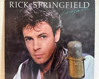 Rick Springfield "Living In Oz" ORIGINAL Vinyl Record Album 1980s Bubblegum Pop Rock N Roll (1983 Rca w/"Human Touch","Affair Of The Heart")