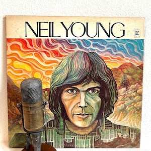 Neil Young Vinyl Record Album Neil Young 1970 Re-Issue Reprise Records solo debut with The Old Laughing Lady image 1