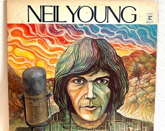 Neil Young Vinyl Record Album "Neil Young" (1970 Re-Issue Reprise Records solo debut with "The Old Laughing Lady")