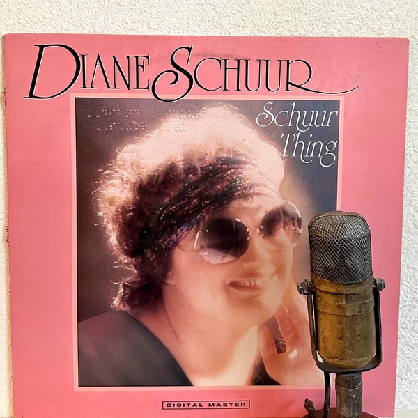 Vinyl ORIGINAL Diane Schuur Record Album "Schuur Thing" Vintage Vinyl 1980's Jazz Vocal Piano Deedles (1985 GRP w/"No Time To Fall In Love")