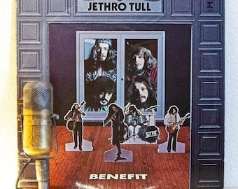 Jethro Tull "Benefit" Vinyl Record Album Vintage 1970s Classic Rock British Rock and Roll (1976 Chrysalis w/"Son") Vinyl Sale Deals