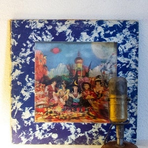 Rolling Stones &quot;Their Satanic Majesties Request&quot; 1960s Vinyl Record Psychedelic Rock (3-D Cover Photo/1967 London)