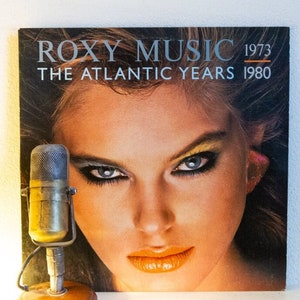 Roxy Music Vinyl &quot;{Best Of} The Atlantic Years: 1973-1980&quot; Record LP 1970&#39;s English Art Rock and Roll Bryan Ferry Brian Eno (1983 Atlantic)