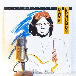Dave Edmunds &quot;The Best Of&quot; Vintage Vinyl Record LP 1980&#39;s Retro Roots Rock And Roll Pop (1981 Swan Song w/&quot;I Knew The Bride&quot;) Vinyl Sale