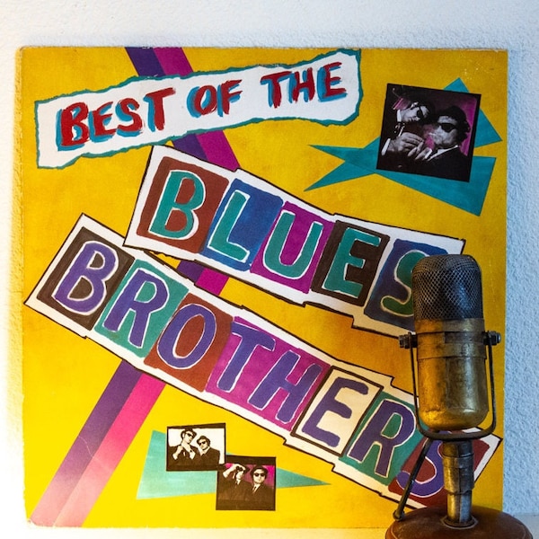 Blues Brothers (John Belushi / Dan Aykroyd) "The Best Of" Vinyl Sale Record 1980s Retro Blues R&B Soul Humor (1981 RARE GERMAN Import)