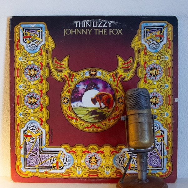 Thin Lizzy (with Phil Lynott) Vinyl "Johnny The Fox" Record SALE LP 1970s Classic Rock and Roll Pop (1976 Mercury w/"Don't Believe A Word")