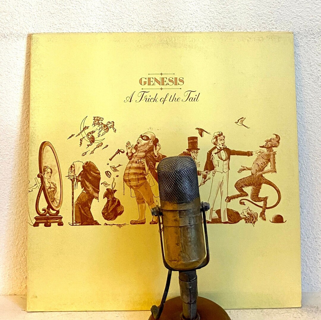 Genesis "a Trick of the Tail" (with Phil Collins) Vintage Vinyl Album 1970s Rock (1977 Atlantic ...