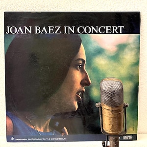 Joan Baez " LIVE In Concert, Part 2" Vinyl Record LIVE Vintage 1960s Folk (1970s Brazil IMPORT w/"Don't Think Twice, It's All Right")
