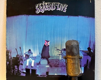 Genesis Vintage Vinyl 1970s Classic Rock Art Pop "Genesis Live" (1974 Famous Charisma w/ Peter Gabriel and Phil Collins)