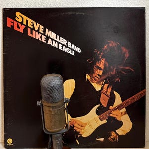 Steve Miller "Fly Like An Eagle" Vintage Vinyl Record Album 1970s Classic Rock and Roll Guitar Hero LP (Orig. 1976 Capitol) Vinyl Sale