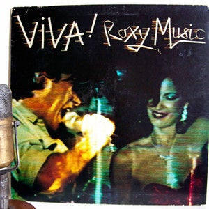 Roxy Music (with Bryan Ferry) &quot;{LIVE} Viva Roxy Music! Vinyl Record LP 1970s Art Glam Rock and Roll (1976 Atco Records w/&quot;Do The Strand&quot;)