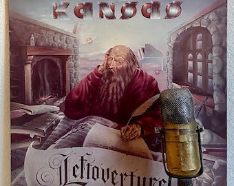 Kansas "Leftoverture" Vinyl Record Album LP 1970s Classic Rock and Roll (1976 Cbs w/"Carry On My Wayward Son")