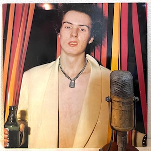 Vintage 1970's Punk Rock Music Sid Vicious (ex Sex Pistols) 