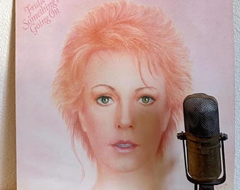 Vintage 1980's Vinyl Music Frida (from "ABBA") Solo Album "Something's Going On" Pop (1982 Atlantic w/"I Know There's Something Going On")
