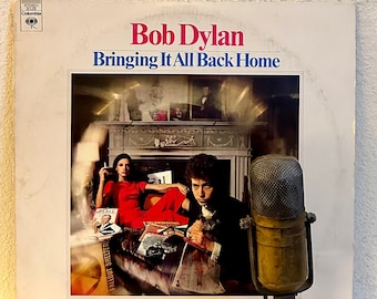 Bob Dylan "Bringing It All Back Home" Vinyl Record Album, Bob Dylan 1960s Folk Rock LP (1970's Columbia Re-Issue w/"Maggie's Farm")