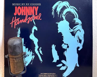 1980's Movie Soundtrack "Johnny Handsome" Vinyl ORIGINAL Record Album Ry Cooder Music Mickey Rourke Thriller (SCARCE PROMO 1989 Wb)