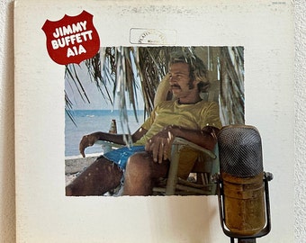Jimmy Buffett "A1A" Vinyl Record Album Classic Parrothead Rock Pop Reggae Florida Key West Resort Island Partying Sailing (1974 Dunhill)
