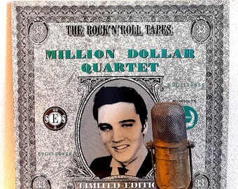 Elvis Presley "The Million Dollar Quartet" With Jerry Lee Lewis/Johnny Cash/Carl Perkins Vinyl Record GOSPEL Roots Rock LP (1987 Laurel)