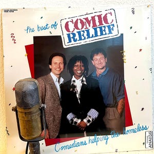 1980&#39;s Comedy LIVE &quot;The Best Of&quot; Record Album LP 80&#39;s Robin Williams / Billy Crystal / Whoopi Goldberg various Comedians (1986 Rhino)