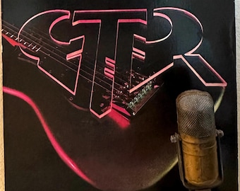 Vintage 1980's Music Vinyl "GTR" Vintage Record Album LP 80's AOR Progressive Rock Guitar (1986 Arista w/"When The Heart Rules The Mind")