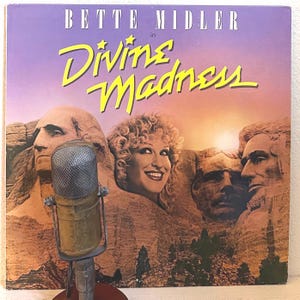 Bette Midler &quot;Divine Madness&quot; Album 1980s Comedy LIVE Concert Movie Soundtrack (1980 Atlantic Records) Vintage Vinyl