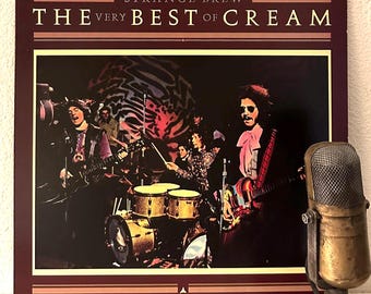 Classic Rock Music Cream Vinyl "Strange Brew: The Very Best Of Cream" Vintage Record Album 1960's Music Electric Guitar Hero (1983 RSO)
