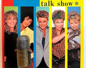 80's Pop Rock Go-Go's "Talk Show" Vintage Vinyl Record Album 1980's Music Belinda Carlisle (1984 I.R.S. w/"Head Over Heels","Turn To You")