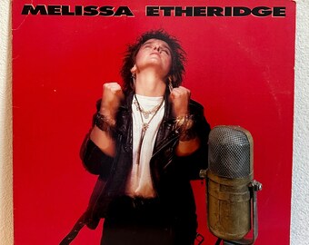 Melissa Etheridge Vinyl Record Album 1980s Rock and Roll Singer Songwriter Rocker "Melissa Etheridge" (1988 Island w/"Similar Features")