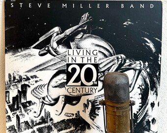 Steve Miller "Living In The 20th Century" Vintage ORIGINAL Vinyl Record 80's Rock (1986 Capitol w/"I Want To Make The World Turn Around")