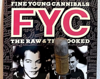 Fine Young Cannibals "The Raw & The Cooked" Vinyl LP Record Vintage 1980s New Wave Music (1987 IRS w/"She Drives Me Crazy","Good Thing")
