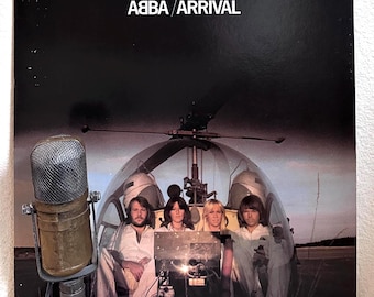 ABBA 1970's Music Pop "Arrival" Vinyl Vintage Record Album 1970's Euro Disco Music Dance(1977 Atlantic reissue w/"Dancing Queen","Fernando")